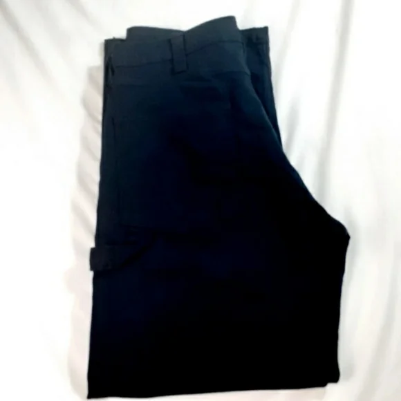 Levi Strauss Signature Carpenter Jeans Mens 40 x 32 Black Denim Hammer Loop NWT - Picture 4 of 9